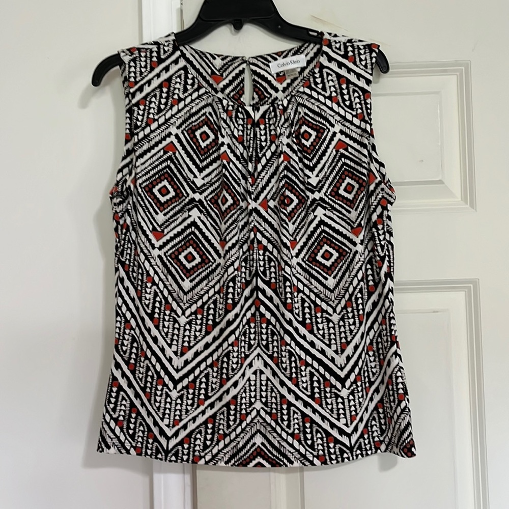 Calvin Klein sleeveless blouse